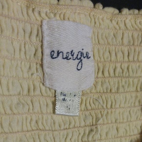 Elegant Yellow and White Lace Trim Skirt - Picture 4 of 4